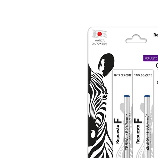 REPUESTO PBOLIG. F301-0121 ZEBRA 0.7M BL.C2 AZUL E.12C.144